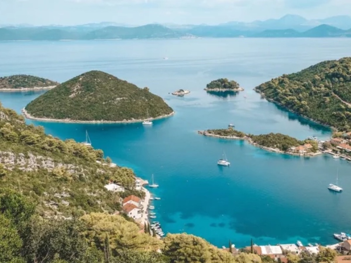 Pakleni Islands lagoon, near Hvar, Adriatic Sea